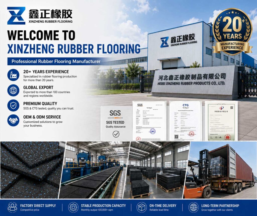 Xinzheng Rubber Flooring company