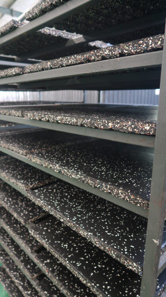 Composite Rubber Flooring Tile