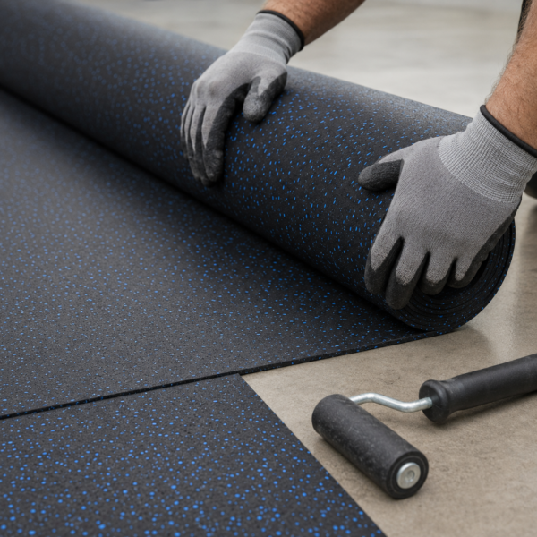 Rubber Gym Flooring Rolls