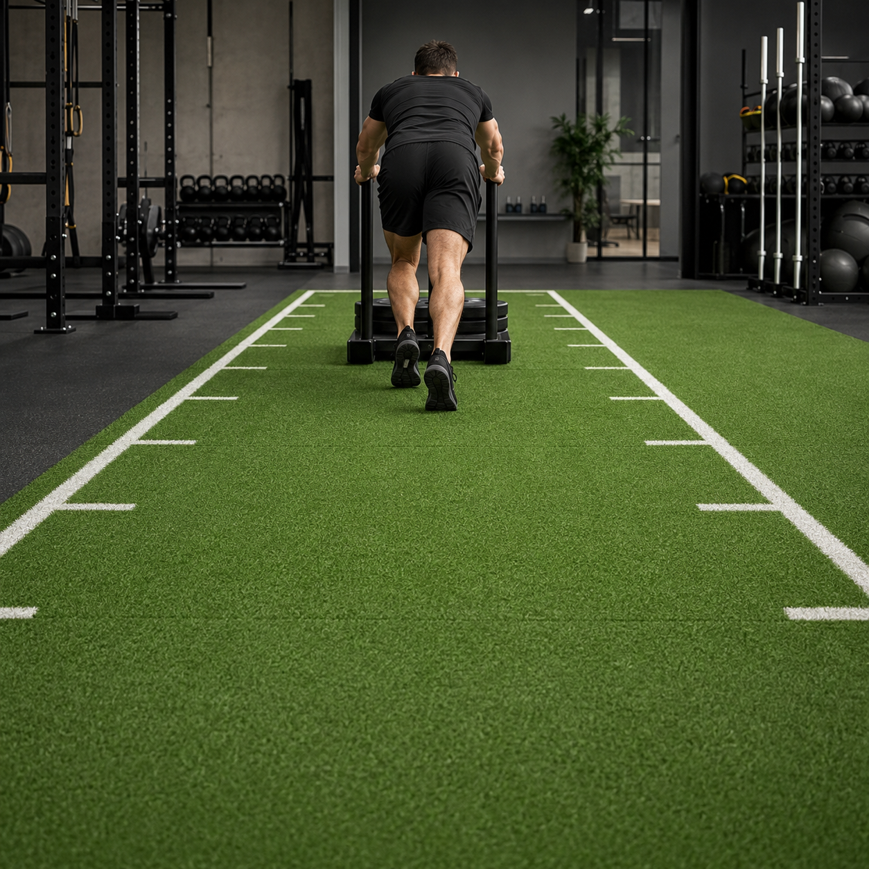 Custom Marked Gym Turf - Image 2