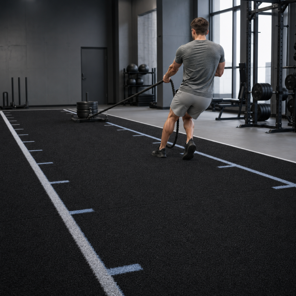 Custom Marked Gym Turf