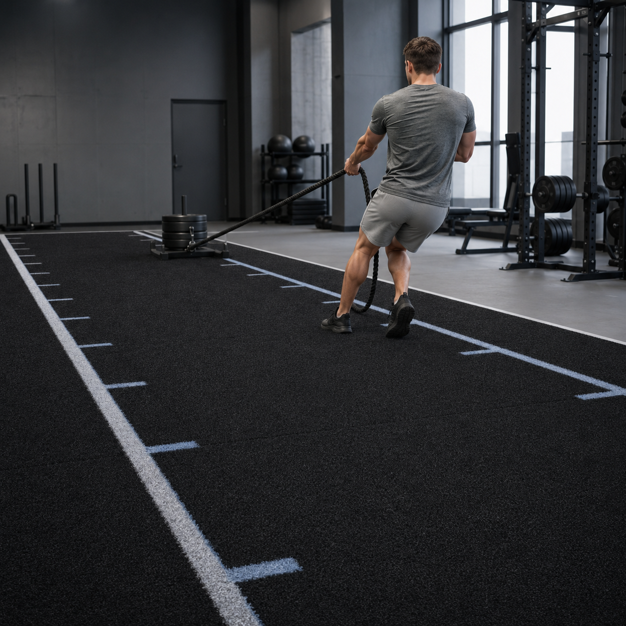 Custom Marked Gym Turf - Image 3