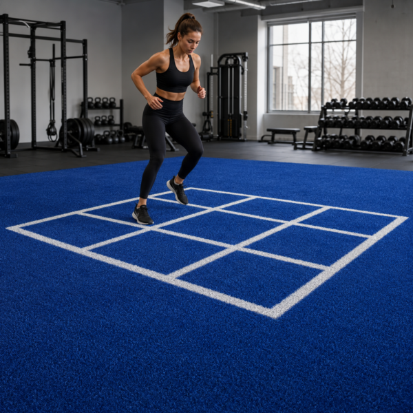 Custom Marked Gym Turf