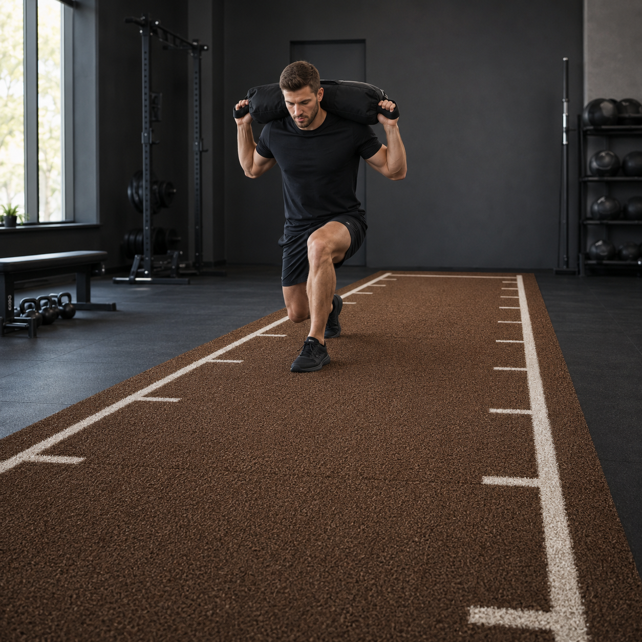 Custom Marked Gym Turf - Image 5