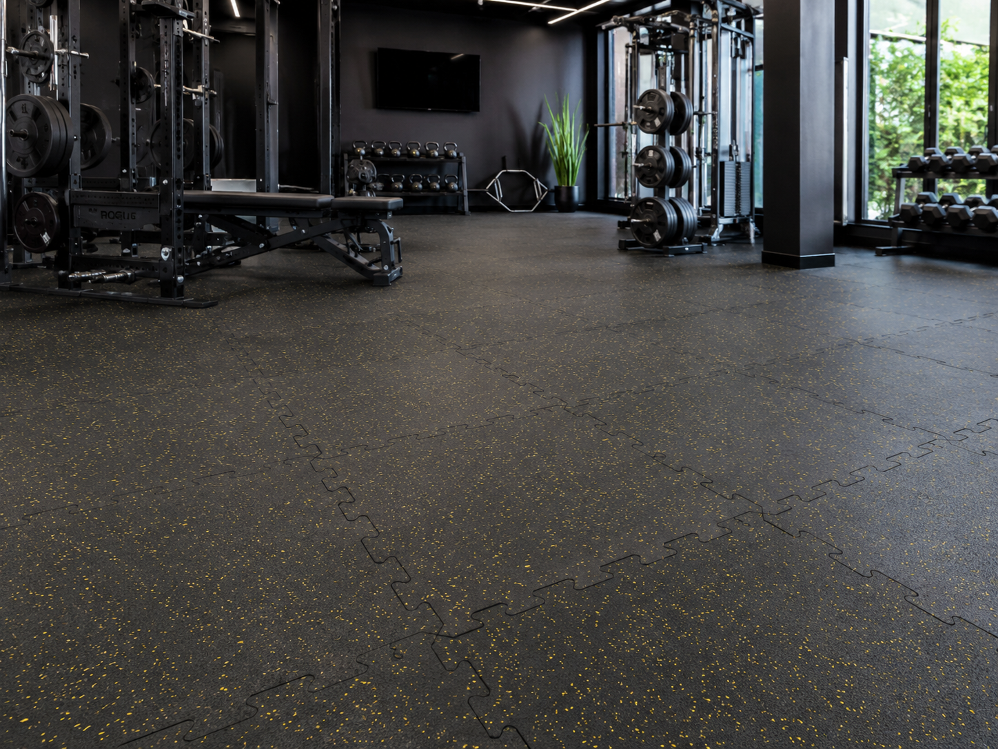 Interlocking Rubber Flooring Tile - Image 8