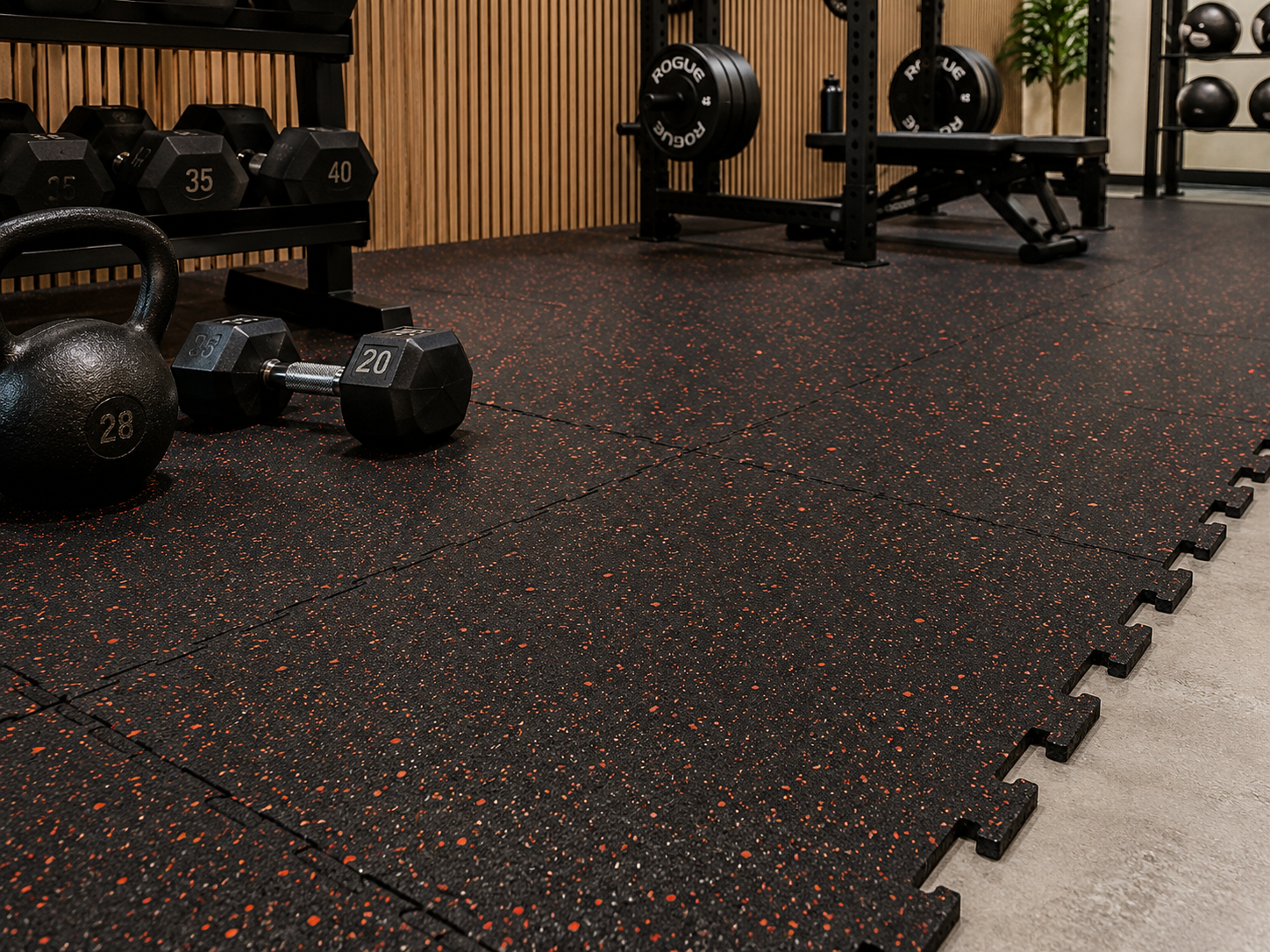 Interlocking Rubber Flooring Tile - Image 9