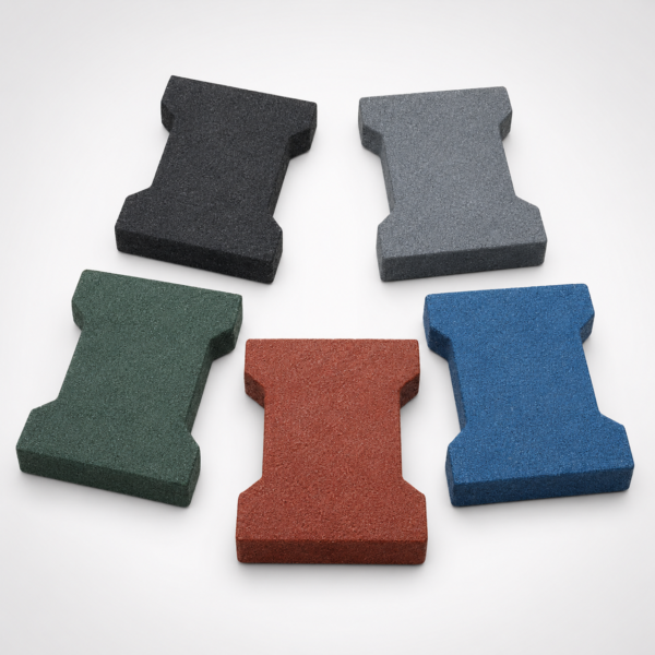 Outdoor Interlocking Rubber Pavers